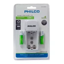 Cargador Con Pila Aaa Philco 1200 Mah