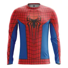 Remera Slim Manga Larga Amazing Spiderman Artemix Ax-0730