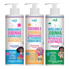 Kit Jubinha Widi Care Shampoo Condicionador Geleia Vegano