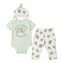 Set De Ropa Star Wars The Mandalorian The Child Para Baby Bo