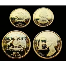 Monedas De 50 Y 100 Pesos 1968