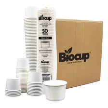 Caja Envase De Papel Biocup 1000 Piezas 8 Oz (sin Tapa)