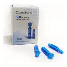 Lancetas Estériles Caresens 50u Para Medir Glicemia 30g