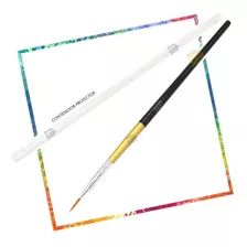 Pincel Liner Ultra Fino 000 Cerda Naranja Toray Sintetico