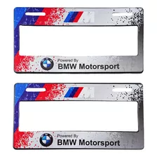 Par (2) Portaplacas Para Auto Universales Bmw Premium