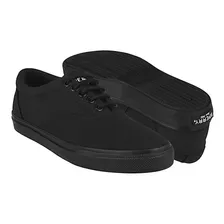 Tenis Dama Sperry Sts14537 Textil Negro