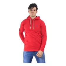 Moletom Ralph Lauren Canguru Hoodie Royal Blue Icon Vermelho