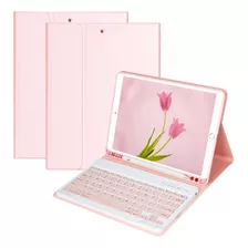 Funda C/teclado Coo iPad 9th/8th/7th 10.2inch Pink