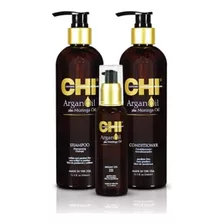 Chi Kit Argan Oil Lavish Shampoo Acondicionador Aceite