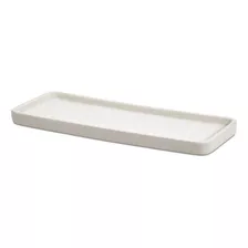 Bandeja Retangular Em Cerâmica 26x10x1,5cm - Mart