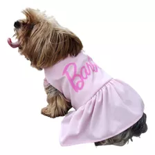 Roupinha Da Barbie Rosa Cachorros E Gatos Pet Peq E Grandes