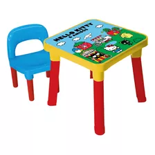 Mesa Infantil Mesinha Criança Didática Hello Kitty + Cadeira