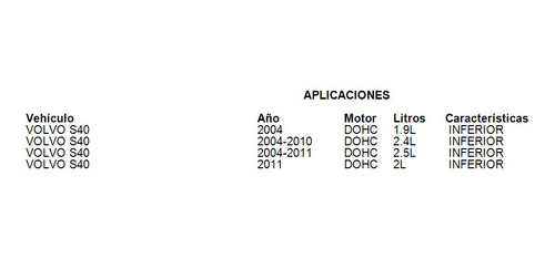 Buje Horquilla Inferior Volvo S40 2011 2.0l Syd Foto 2