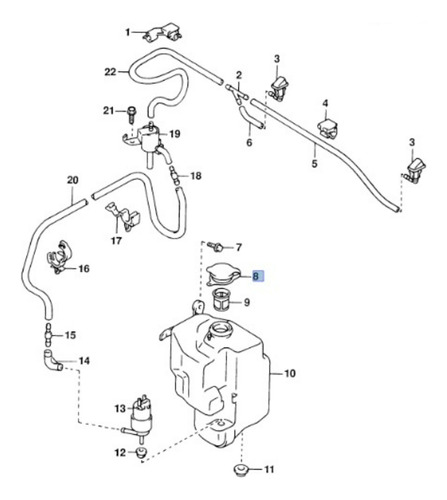 Tapon Deposito Para Gmc Sierra 2500 Hd Classic 8.1l  2007 Foto 5