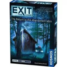 Juego De Mesa Exit: El Regreso A Los Abandonados... /aven...