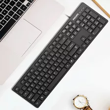 Teclado Com Fio Usb Digitação Silenciosa Philips Spk6302b Cor De Teclado Preto