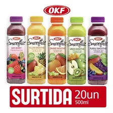 Jugo Okf Sabor Mix Smoothie Surtido 500ml Caja De 20un