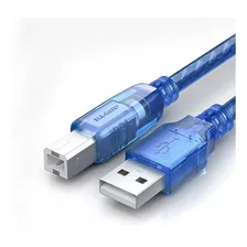 Cable Usb Impresora Usb 2.0 De 3 Mts Dm Color Azul