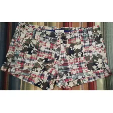 American Eagle Short Patchwork Usa Xs