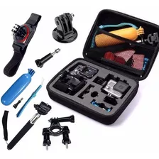 Kit P Gopro Eken Atrio Sj8 Xtrax Mala Sup Guidao Flutuador