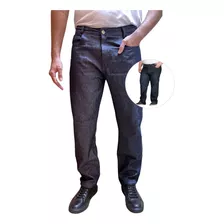 Calça Jeans Tradicional Masculina Plus Size Tamanho Grande 