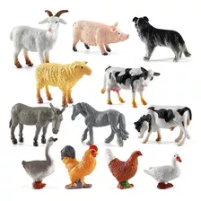 Kit De Animais De Fazenda Lindos Animais De Estimação Coleci