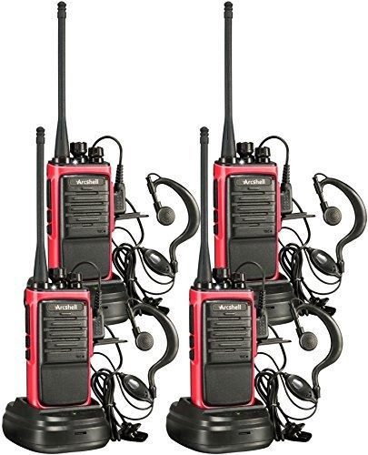 Arcshell Rechargeable Long Range Two Way Radios With Earpiec Foto 2