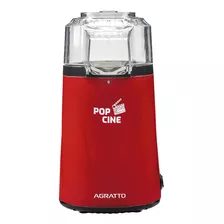 Pipoqueira Pop Cine Vermelha 1200w Dosador 220v - Agratto