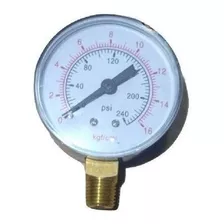 Manometro Medidor Relogio Pressão Regulador Oxigênio 0-16 Kg