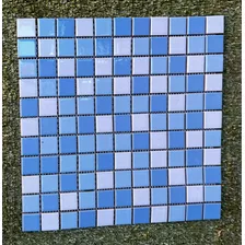 Malla Mosaico Piscinas Ceramica Multicolor Azul