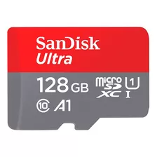 Cartão De Memória Sandisk Micro Sd Xc 128gb Full Hd 140mb/s