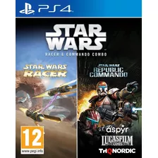 Star Wars Racer And Commando Combo Ps4 / Juego Físico