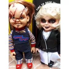 Chucky Cara Cortada Y Tiffany La Novia De Chucky