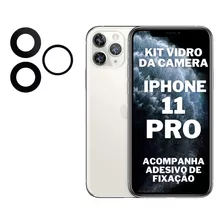 Lente Vidro Da Câmera Traseira iPhone 11 Pro Kit 3 Uni