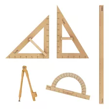 Kit Geométrico Completo Para Professor Quadro Branco