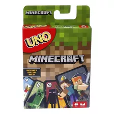 El Juego De Cartas Mattel Games Uno Minecraft Ahora Incluye