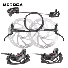 Kit Freno De Disco Hidráulico Meroca M4 Mtb 4 Pistones