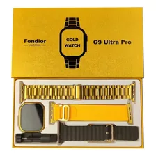 Smartwatch Relógio G9 Ultra Pro. Série Ouro + Brinde Grátis 