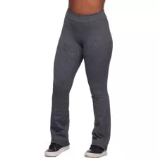 Calça Bailarina Feminina Fitness Confort Mescla Escuro