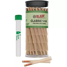 Raw Pre-rolled Cones Classic 1 1/4: 50 Pack - Papeles De Lia