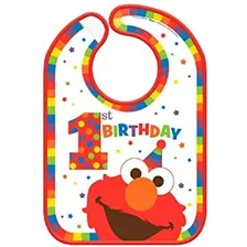 Calle De Sésamo Elmo Cumple Un Cumpleaños Bebé Baber...