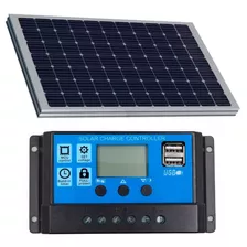 Kit Painel Placa Energia Solar Fotovoltaica 60w +controlador