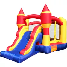 Castillo Inflable Para Casa De Rebote, Tobogán Portátil Para