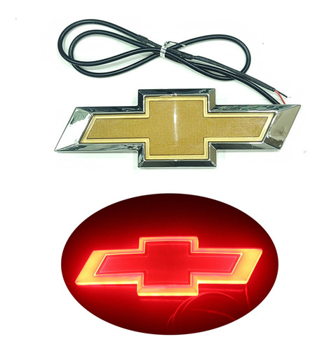 Emblema De Luz Trasera Led De Coche Para Coches Chevrolet Foto 7