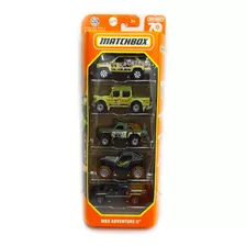 Matchbox Paquete De 5 Carritos Camionetas Todo Terreno 