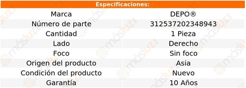 Calavera Der S/foco Mitsubishi L200 16/19 Depo Foto 4