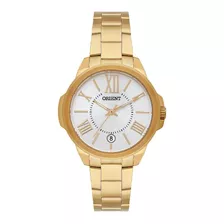 Relógio Orient Feminino Dourado Fgss1214 S3kx Aço Inox