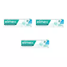 Creme Dental Sensitive Elmex 110g C/ 3 Un