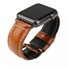 Pulseira Couro Compatível Relógio Iwo Apple Watch 38 / 42mm