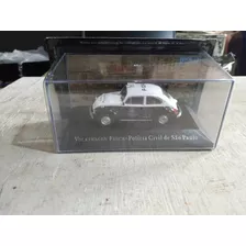 Miniatura Volkswagen Fusca Policia Civil De São Paulo